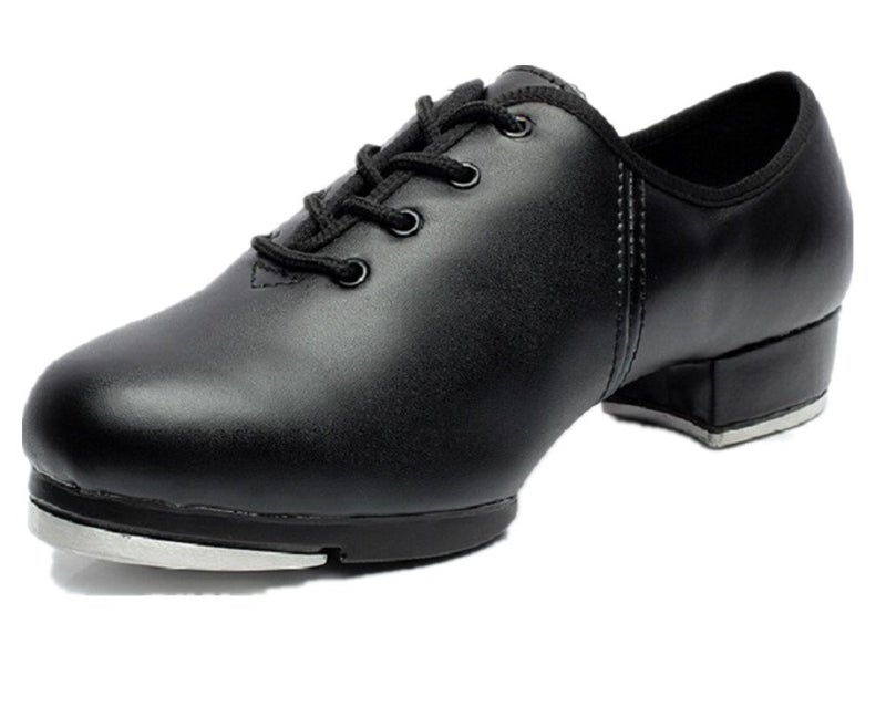 BeiBestCoat Dance Womens Tap Shoes Dancing Shoes for Women,Ladies,Girls, Black (7.5 w) - Image 4